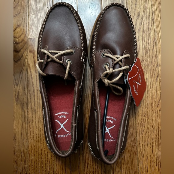 Twisted X boat shoes Men’s size 10M - Picture 1 of 4